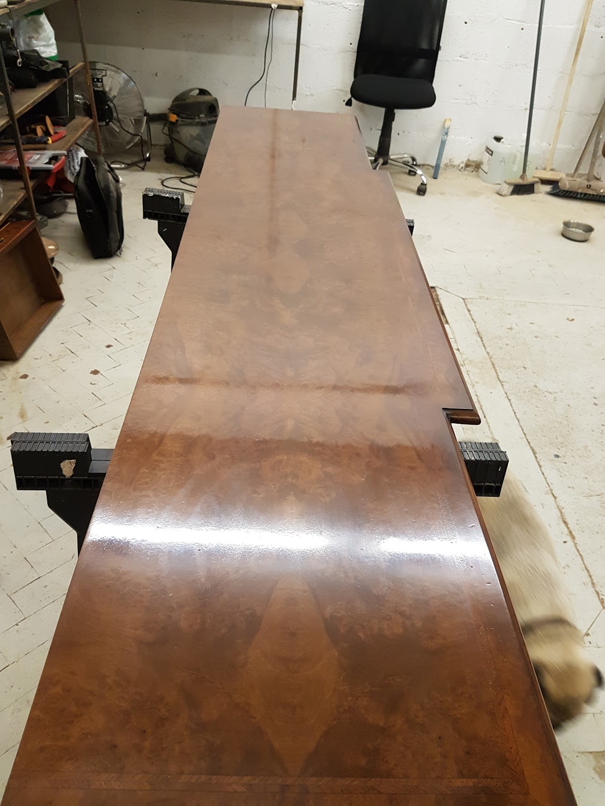 Refinished kitchen cabinetry